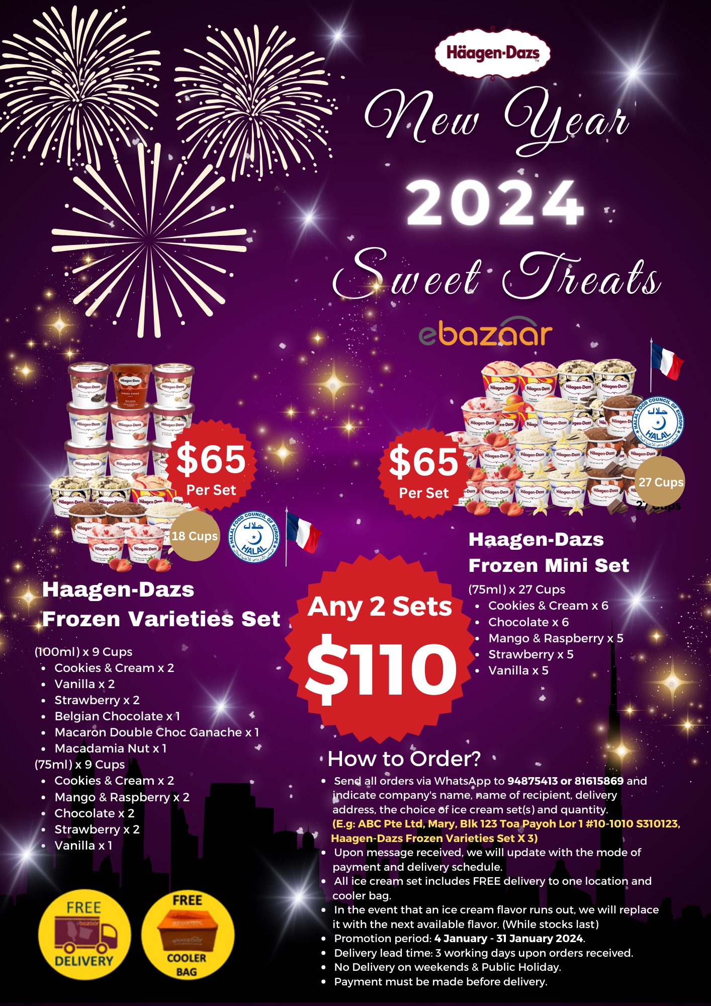 HaagenDazs Promotion Jan 2024 Ministry of Education Sports and